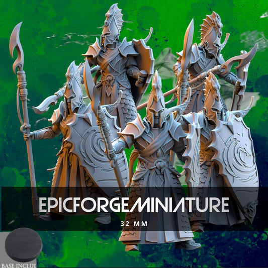 Elfes de Silvermoor Milice de la côte d'Ilithien - 32 mm