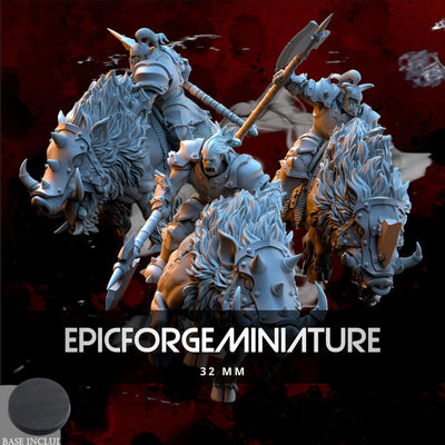 Nestah Orc Bêtes Sangliers Cavaliers - 32 mm