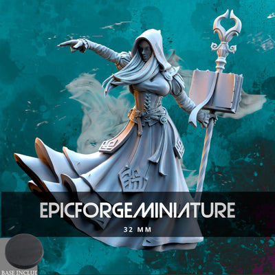 Kythaela magicienne elfique - 32 mm