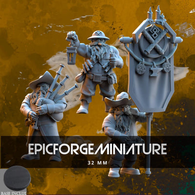 Commandement des mineurs des Royaumes nains - 32 mm