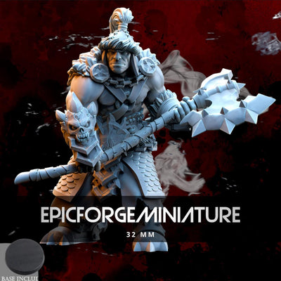 Seigneur de guerre barbare - 32 mm