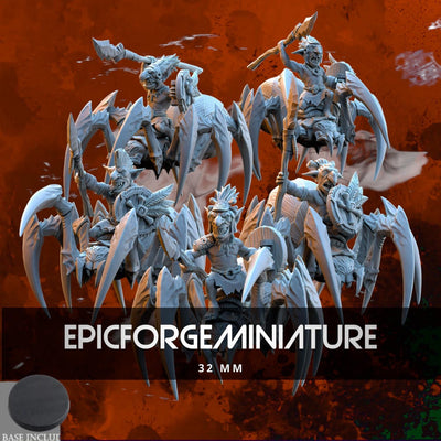 Gobelins Jungle Spider Riders - 32 mm