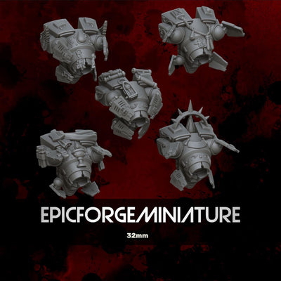 Pack x5 Crimson Angels Assault Propulsors - 32 mm