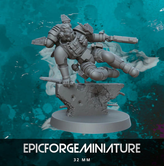 Raider Lieutenant - 32 mm