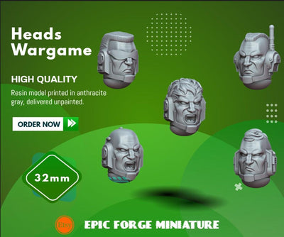 Pack x5 Basic Head set 2 - 32 mm