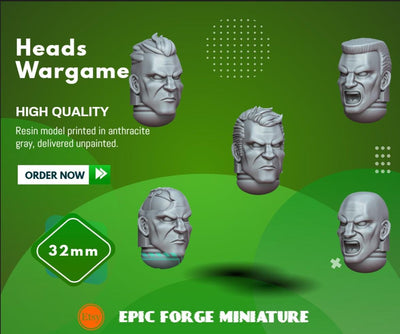 Pack x5 Basic Head set 1 - 32 mm