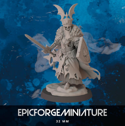 Figurine Wargame DnD Cimetière Phalanx Noble -  32 mm / Epic Forge Miniatures