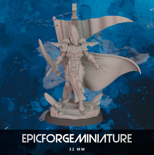 Figurine Wargame DnD Seigneur Élite -  32 mm / Epic Forge Miniatures