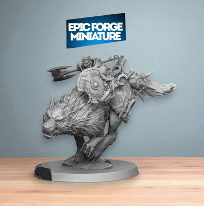 Figurine Storm wolfrider 1 - 32 mm