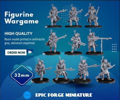 PACK 10 Satellitum Ranged Squad - 32 mm