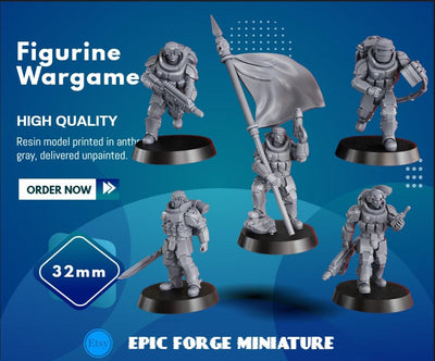 PACK 5 The Phaeton Lead Squad - 32 mm