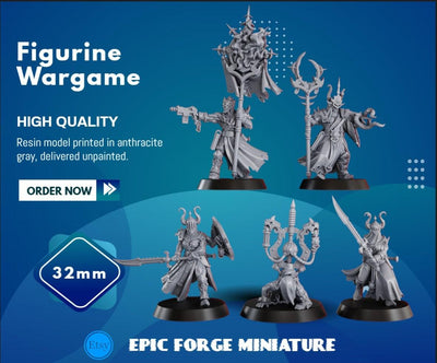 PACK 5 K.I.N.K. Castle Executants - 32 mm