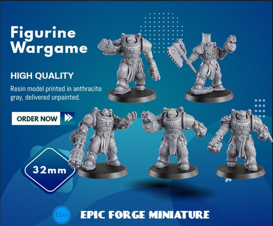 PACK 5 Ignisaurus Clan Destroyers Squad - 32 mm