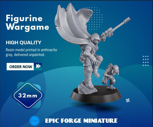 Miniatures CHC Assassinator -  32 mm / Epic Forge Miniatures