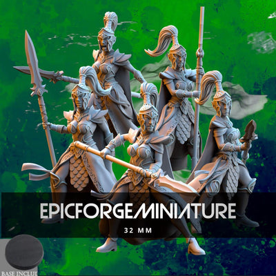 Les Elfes de Silvermoor Sisterhood Praetorians   -  32 mm