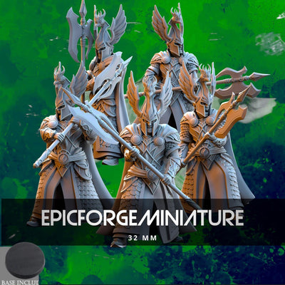 Elfes de Silvermoor Gardiens de l'oiseau de feu - 32 mm