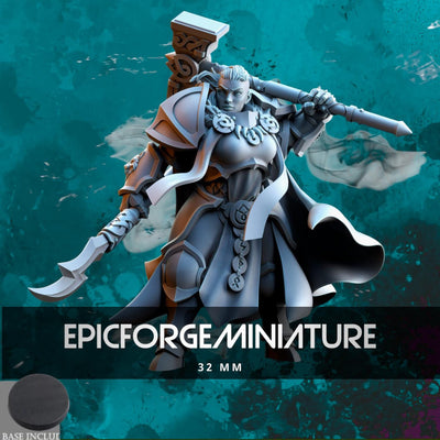 Valeskya, Capitaine du Stormwolf - 32 mm