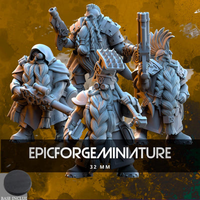 Ingénieurs de guerre des Royaumes nains - 32 mm