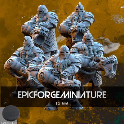 Royaumes nains Mufliers - 32 mm