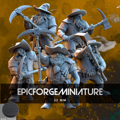 Les mineurs des royaumes nains - 32 mm