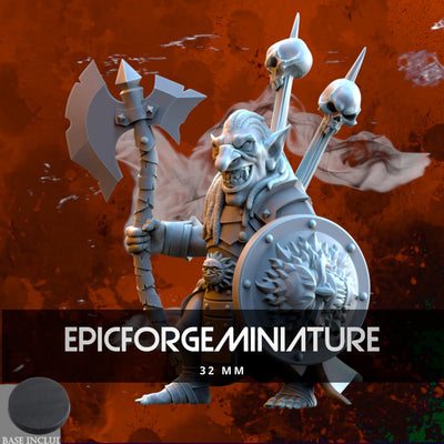 Seigneur de guerre des gobelins - 32 mm