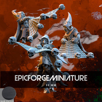 Gobelins Lanceurs de filets à tête de mort - 32 mm