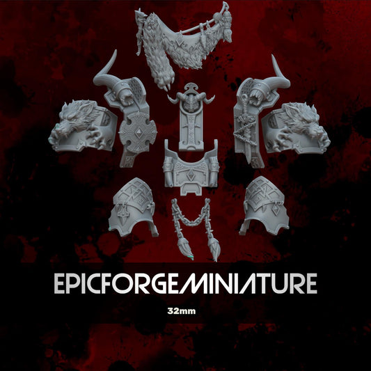 Space Vikings Mech Kit  -  32 mm / Epic Forge Miniatures