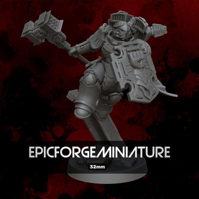 Imperial Hand Captain - 32 mm