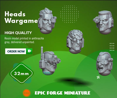 Pack x6 Occular Heads set 2 - 32 mm