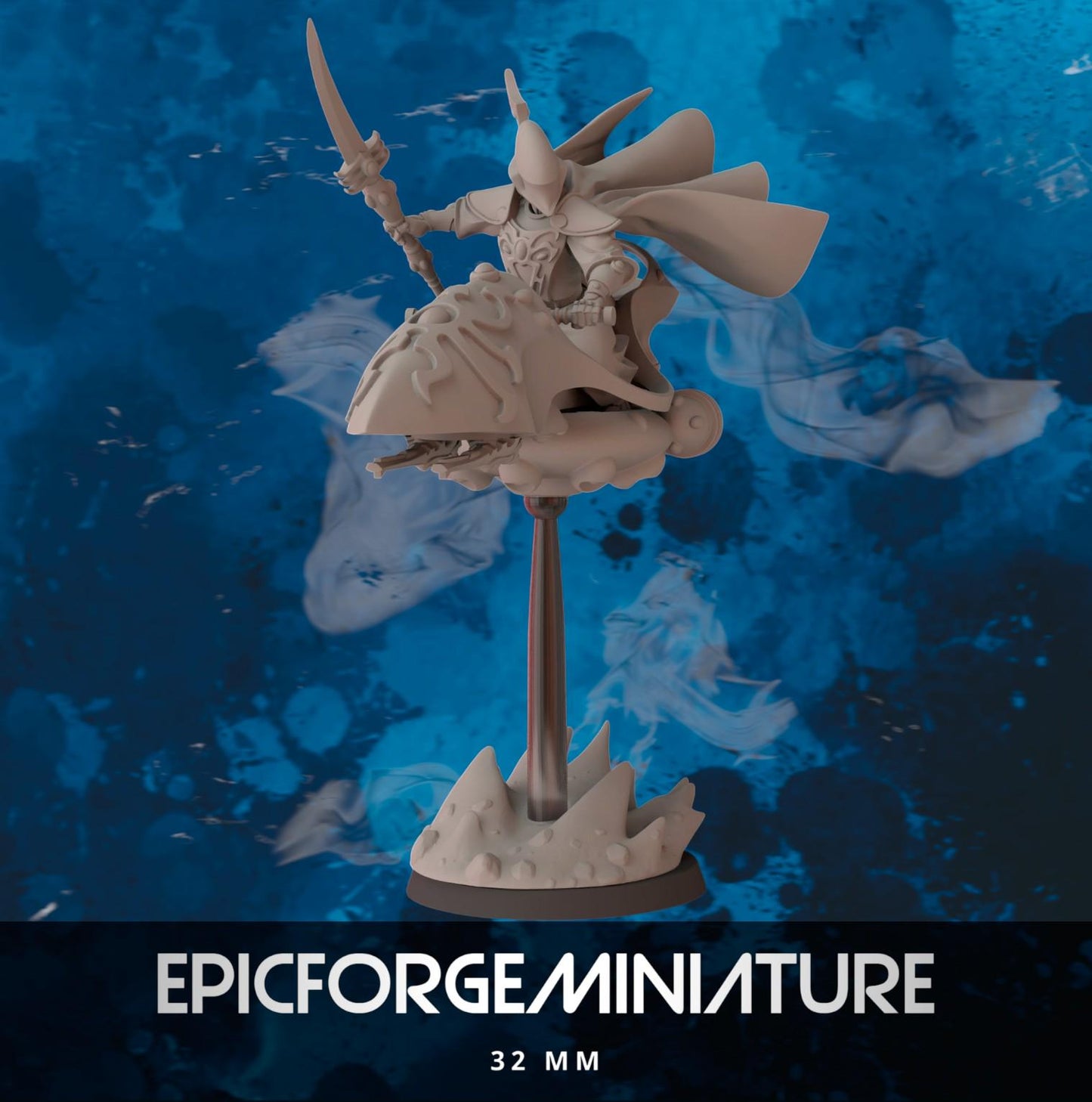 Figurine Wargame sci-fi  Réveillé sur Graviton Byke -  32 mm / Epic Forge Miniatures