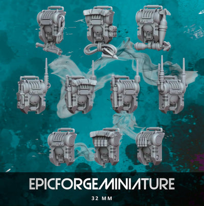 Pack x10 Recon Backpacks - 32 mm