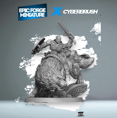 Wargame Storm Wolfrider 5 Figur - 32 mm / Epic Forge Miniatures