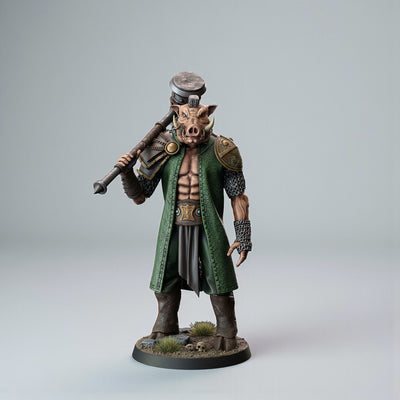 Wargame Hammer der Wildnis Figur - 32 mm / Epic Forge Miniatures - EightLegsMiniatures