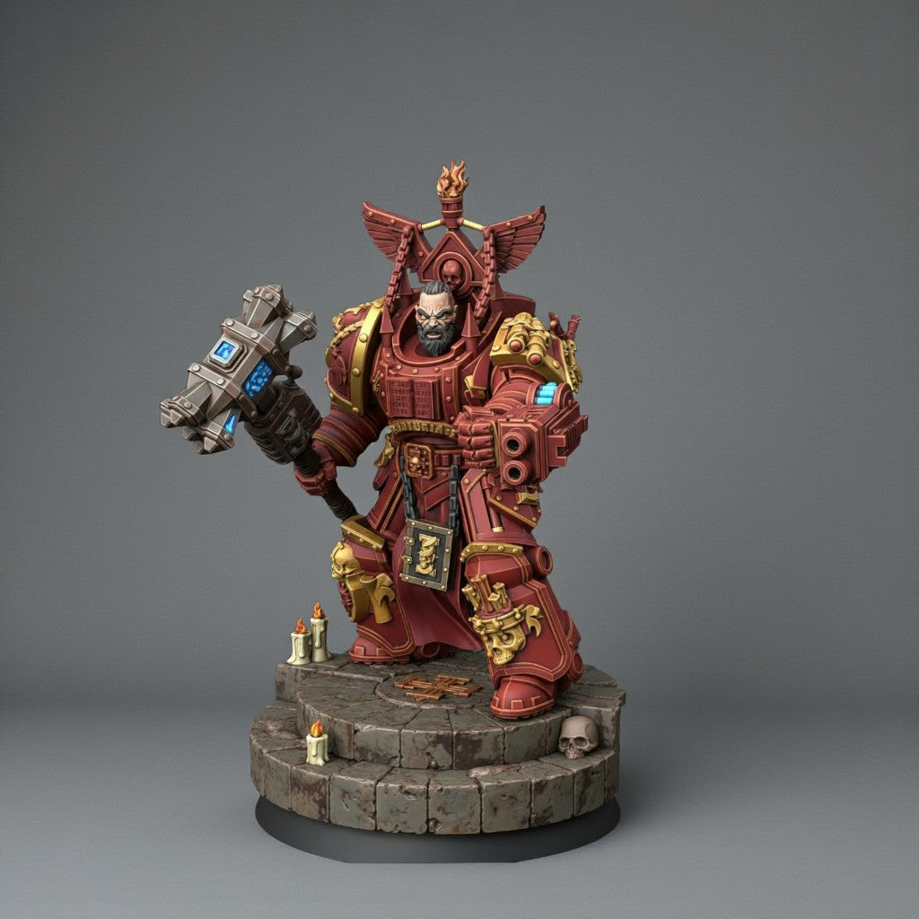 Wargame-Figur „Der Meister der Dämonenjäger“ – 32 mm / Epic Forge Miniatures – EightLegsMiniatures