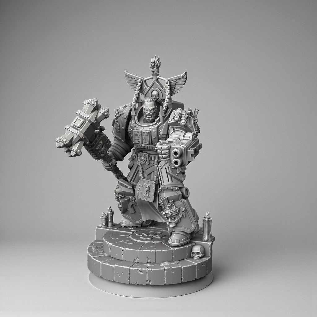 Wargame-Figur „Der Meister der Dämonenjäger“ – 32 mm / Epic Forge Miniatures – EightLegsMiniatures