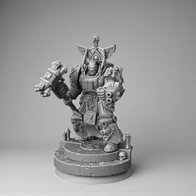 Wargame-Figur „Der Meister der Dämonenjäger“ – 32 mm / Epic Forge Miniatures – EightLegsMiniatures