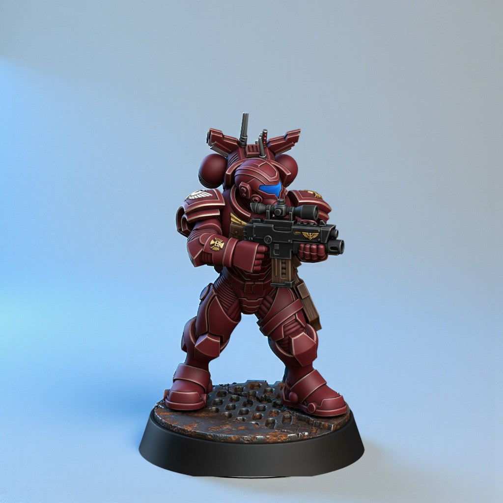 Wargame Vanguard Infiltrator C Figur - 32mm / Epic Forge Miniatures