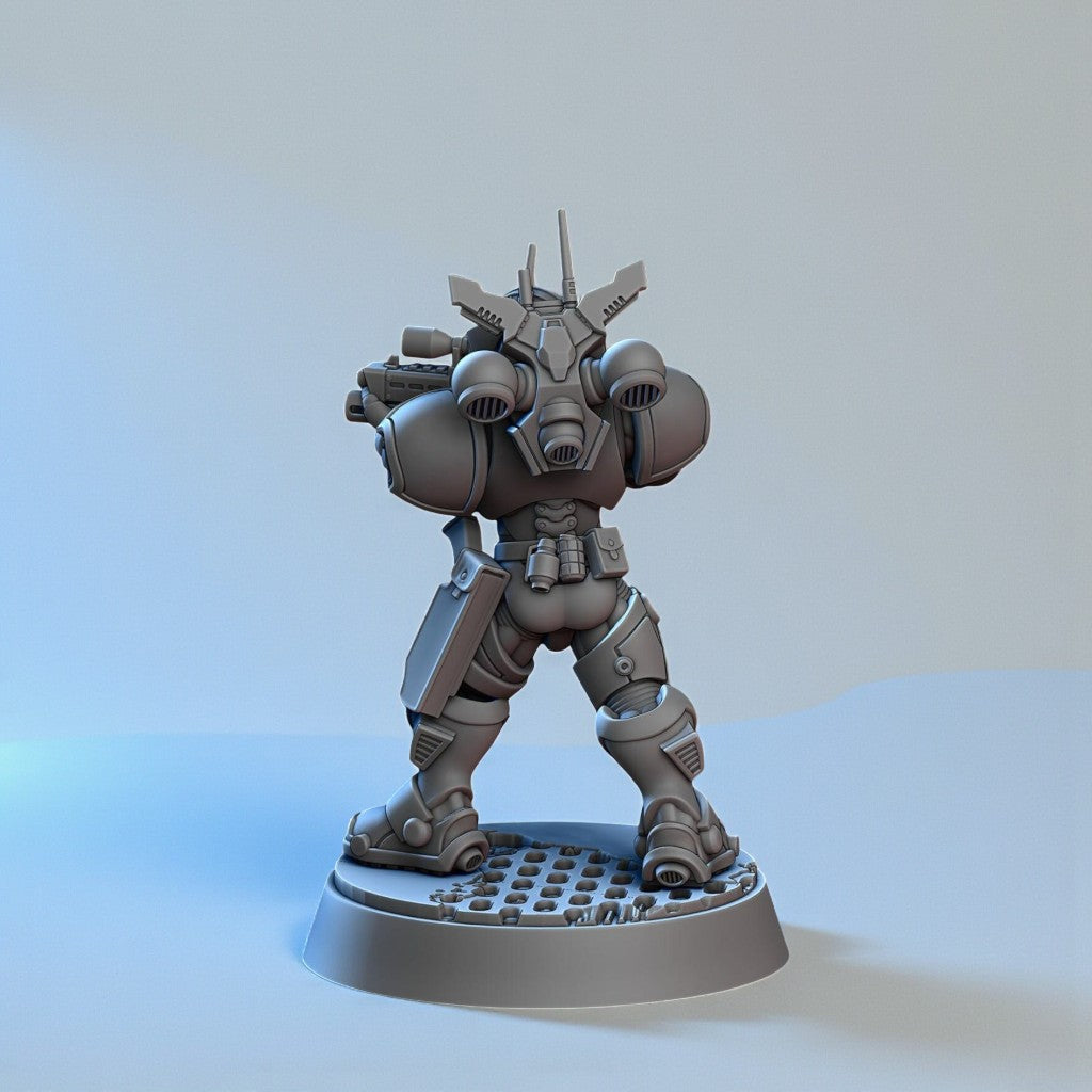 Wargame Vanguard Infiltrator C Figur - 32mm / Epic Forge Miniatures