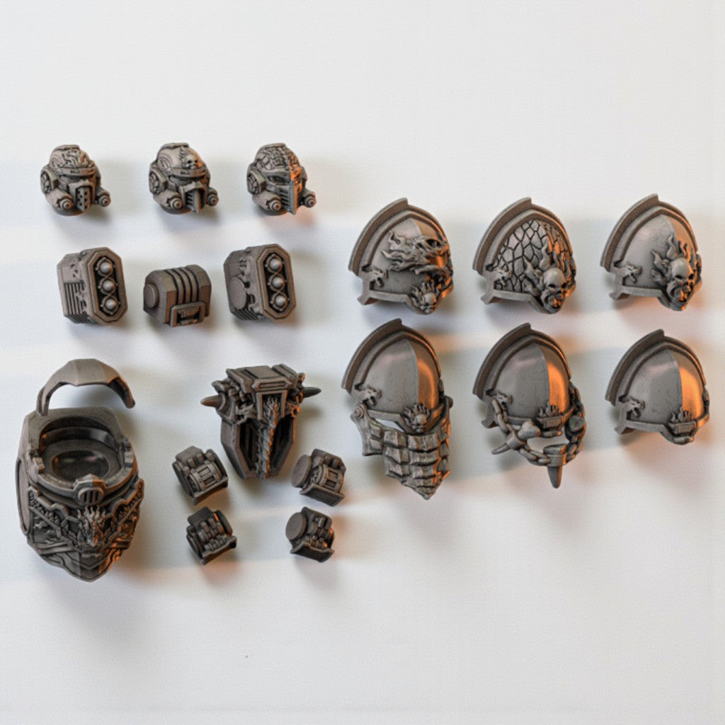 PACK Flame Lizards Vanquisher Squad Figur (Bausatz) - 32 mm / Epic Forge Miniatures - EightLegsMiniatures