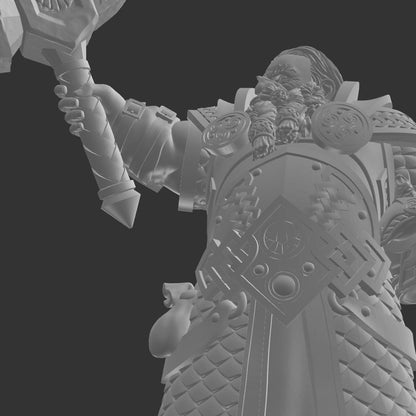 Olgrendrim, héros nain - 32 mm