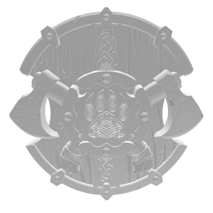 Pack x4 Space Vikings Shields set 2 - 32 mm