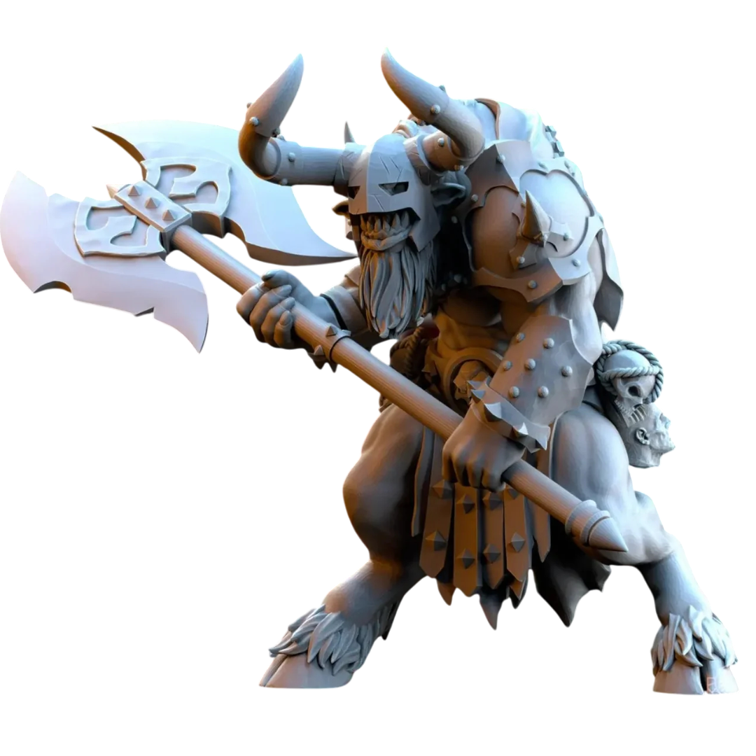 Commandement des Minotaures de Realms of Mayhem - 32 mm