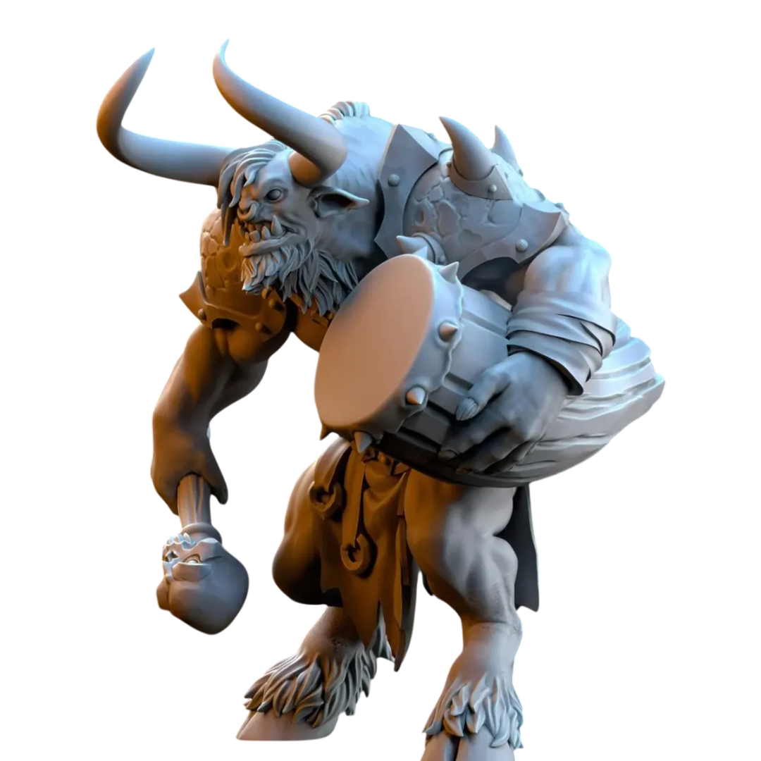 Commandement des Minotaures de Realms of Mayhem - 32 mm