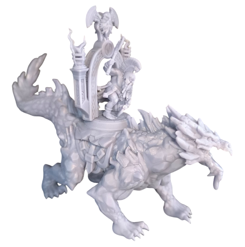 Bête volcanique des royaumes nains - 32 mm