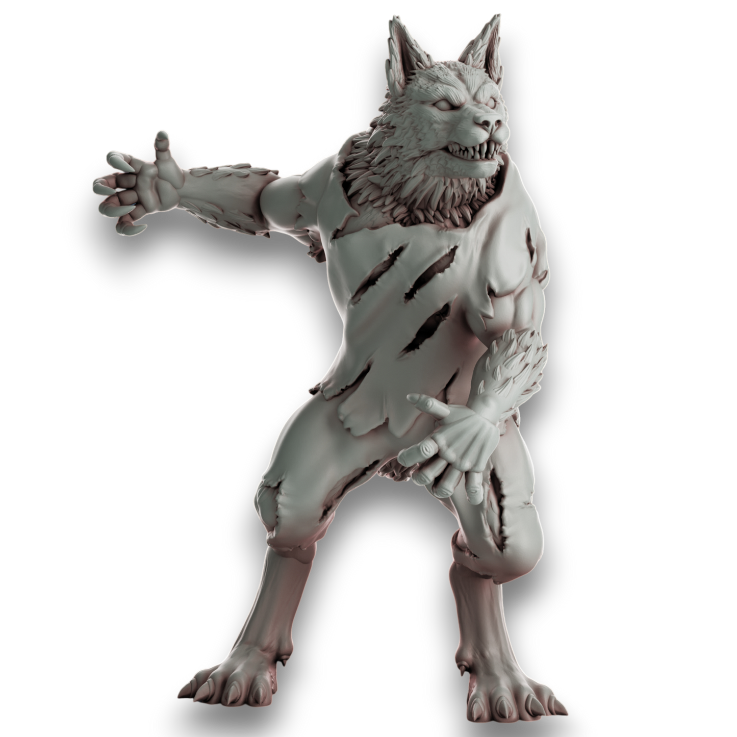 Pack x5 Meute de loups-garous 32 mm