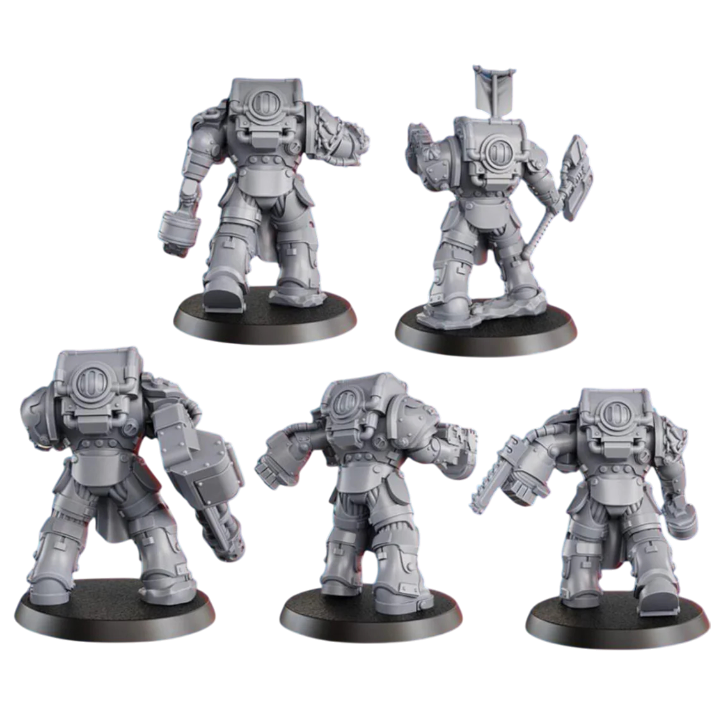 PACK 5 Ignisaurus Clan Destroyers Squad - 32 mm