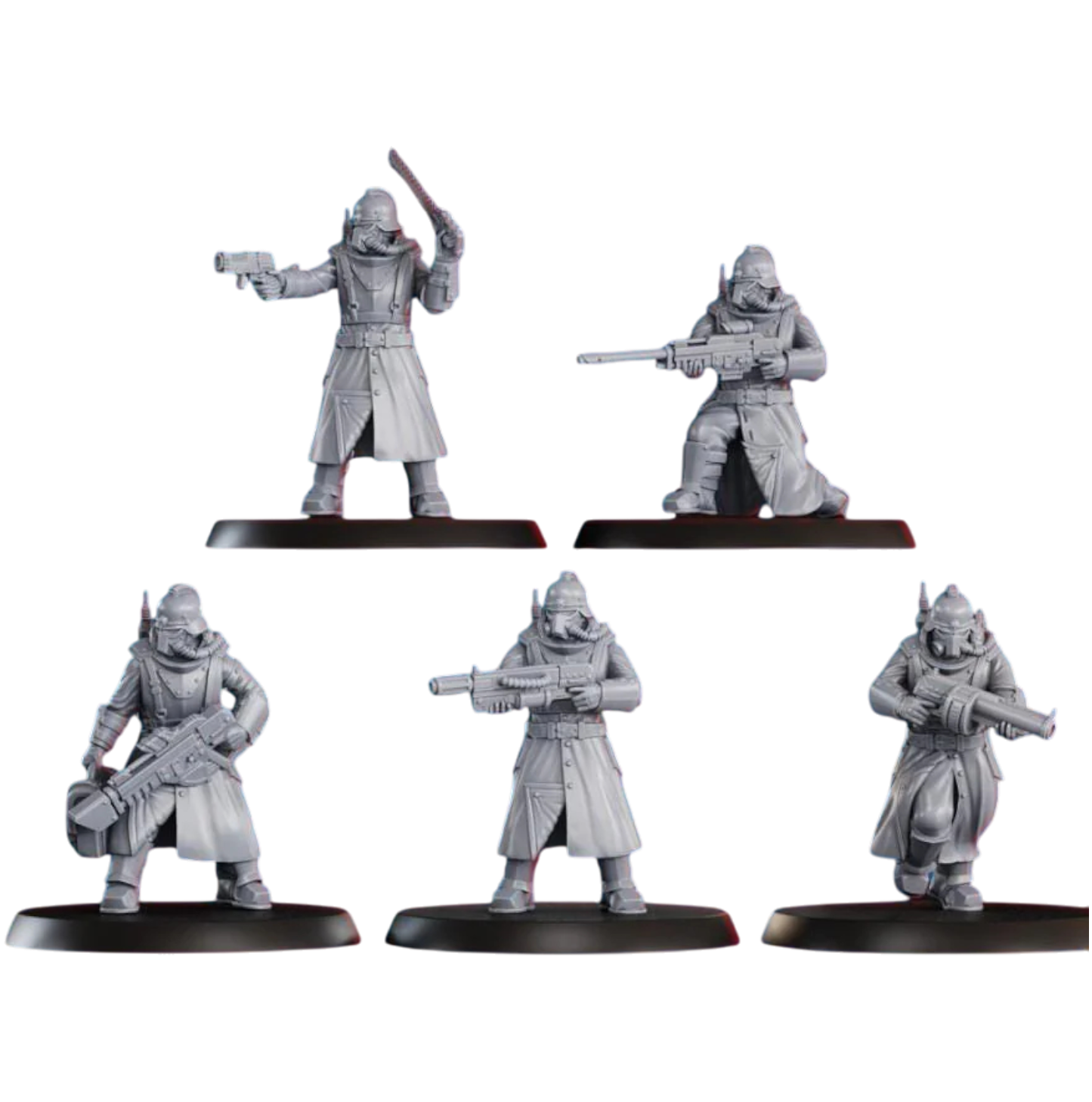 PACK 5 2nd Death Division Grenadier Squad - 32 mm
