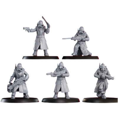 PACK 5 2nd Death Division Grenadier Squad - 32 mm