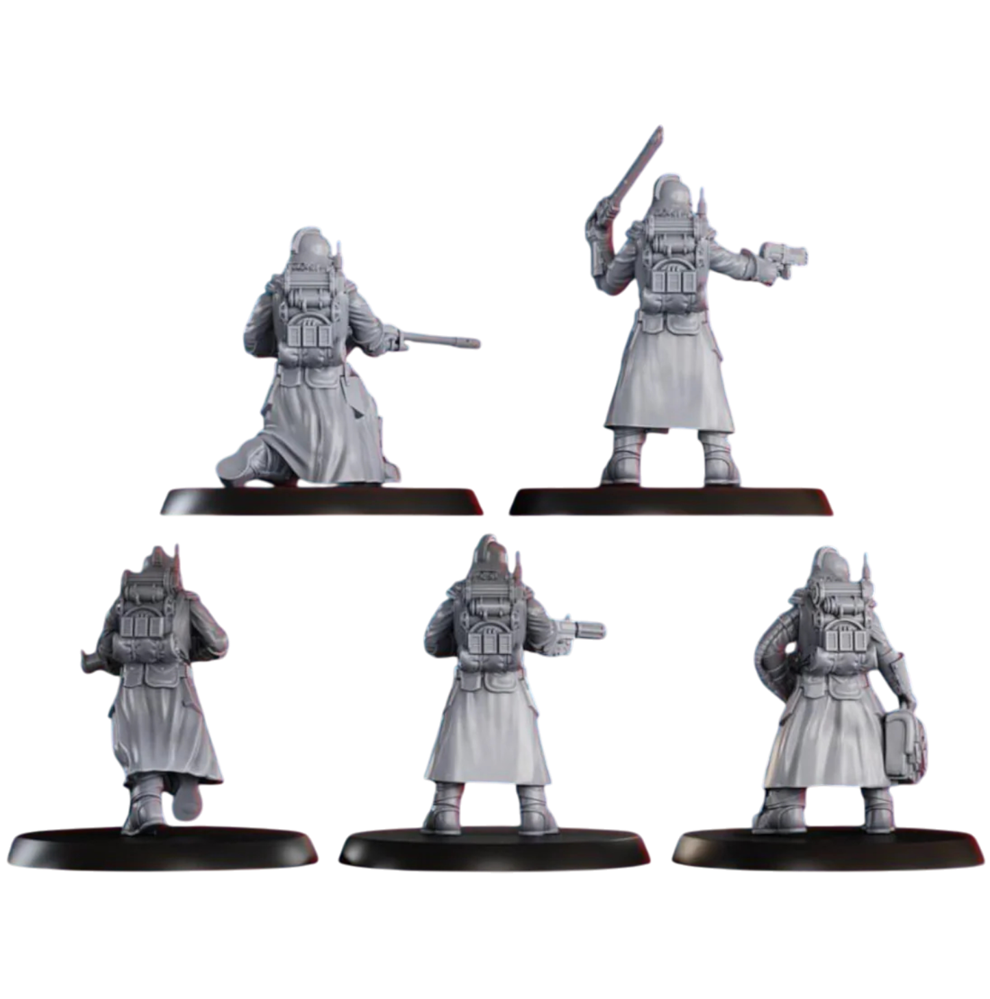 PACK 5 2nd Death Division Grenadier Squad - 32 mm