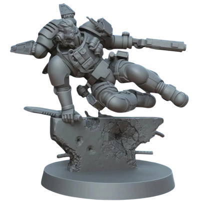 Raider Lieutenant - 32 mm